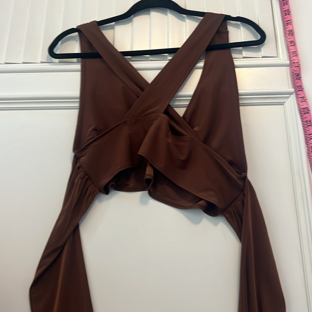 ☀️Urban Outfitters Women's Brown Crop-top☀️ - Picture 5 of 8